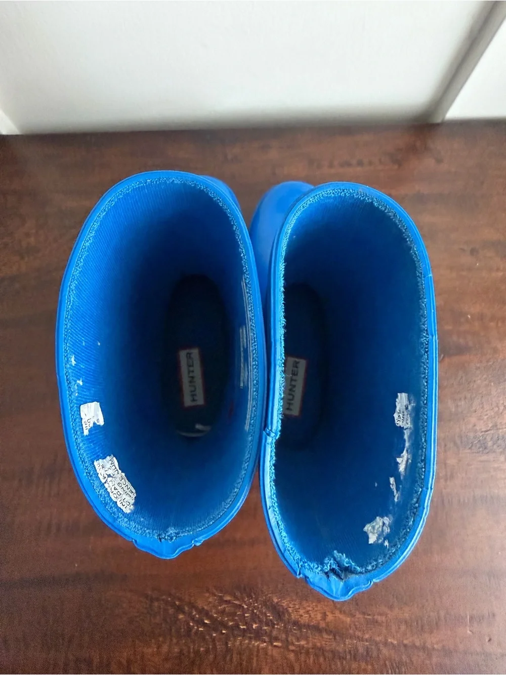 Hunter Kids Royal Blue Glossy First Classic Rain boot US 13